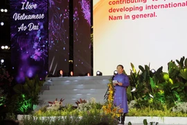 Ouverture de la 9e Fête de l'áo dài de Hô Chi Minh-Ville