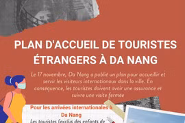 Plan d'accueil de touristes étrangers à Da Nang
