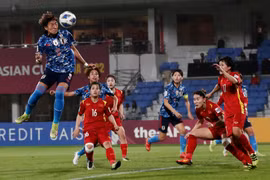Football féminin : le Vietnam battu 0-3 par le Japon lors de la Coupe d'Asie de l'AFC 2022