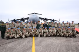 Cérémonie de départ des casques bleus vietnamiens pour le Soudan du Sud 