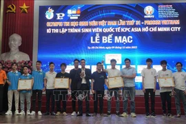 Remise des prix de trois concours d'informatique à Ho Chi Minh-Ville