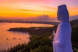 Un aperçu du Centre Vietnam vu d'en haut 