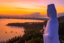 Un aperçu du Centre Vietnam vu d'en haut 