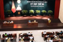 Ouverture de la 3e réunion du Conseil populaire de Ho Chi Minh-Ville du mandat 2021-2026