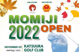 Une centaine de golfeurs vietnamiens et japonais à Golf Momiji Open 2022