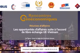 Réunion d'affaires sur l'accord de libre-échange UE-Vietnam en France