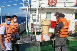 Truong Sa : Transfert d’un pêcheur malade sur le continent