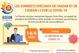 LES SOMMETS SPÉCIAUX DE l’ASEAN ET DE L’ASEAN+3 SUR LE COVID-19