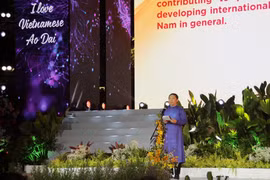 Ouverture de la 9e Fête de l'áo dài de Hô Chi Minh-Ville