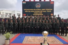 Clôture de l'exercice militaire bilatéral Vietnam-Inde "Ex VINBAX 2022"