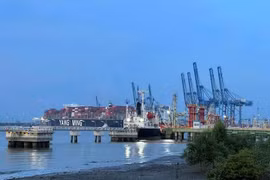 Le 3e quai de l'entrepôt de GNL de Thi Vai. Photo: VNA