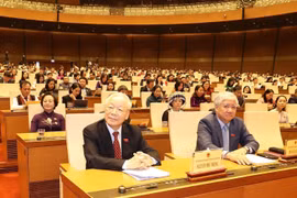 Le secrétaire général Nguyen Phu Trong, député du peuple 