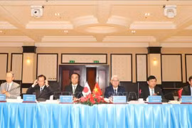Cérémonie en l'honneur du 10e anniversaire de l’établissement des relations d’amitié et de coopération entre Binh Duong et Yamaguchi. Photo: VNA
