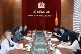 Réception de la délégation du Conseil de l'industrie et des technologies de l'information des États-Unis. Photo: VNA