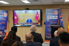Premier congrès de l'Association vietnamienne des intellectuels et experts en Australie. Photo: VNA