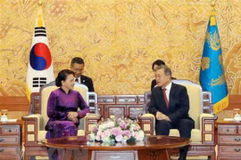 La rencontre entre Nguyen Thi Kim Ngan et Moon Hee-sang couverte par la presse sud-coréenne