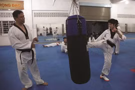 Une classe de taekwondo pas comme les autres