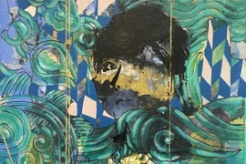 Un peintre vietnamien expose l'art abstrait à New York (Etats-Unis)