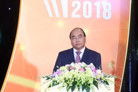 La cérémonie de remise des Prix nationaux de l’information pour l'étranger 2018