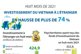 Investissement du Vietnam à l'étranger en hausse de plus de 74%