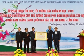La réserve naturelle de Na Hang - Lam Binh reconnue site national spécial