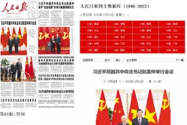 La visite officielle du leader du PCV couverte par les médias chinois 