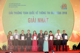VietnamPlus continue d’arriver en tête aux Prix nationaux de l’information pour l'étranger 2018