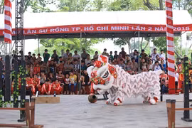 Clôture du Festival de danse des licornes-lions-dragons