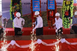 Construction d'une centrale éolienne à Bac Lieu
