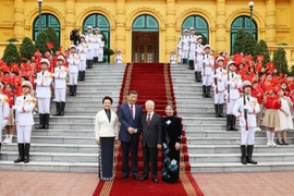 Cérémonie d'accueil officielle du secrétaire général et président chinois Xi Jinping