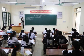 Retour à l'école des collégiens et lycéens de Hanoï prévu après le Têt