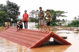 De graves inondations ravagent plusieurs localités au Laos (Photo : i.dawn.com)