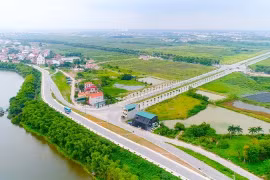 Vue du district rural de Gia Lam. (Photo : VNA)