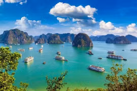 Baie d'Ha Long. Photo : journal Nhan Dan