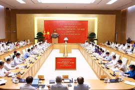 Lors de la réunion. Photo : VNA