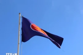 Drapeau de l'ASEAN. Photo : VNA