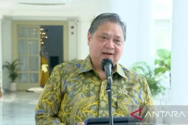 Ministre coordonnateur des Affaires économiques, Airlangga Hartarto, (Photo de capture d'écran : ANTARA)