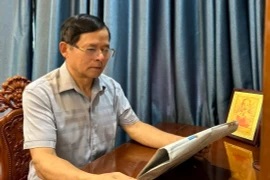 Bach Cong Tien, ancien président du Comité populaire du district de Ba Vi, à Hanoï. Photo : VNA
