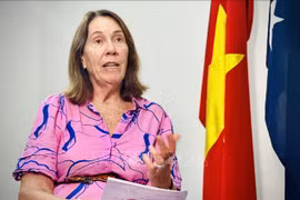 La présidente du Sénat australien Sue Lines. Photo : VNA