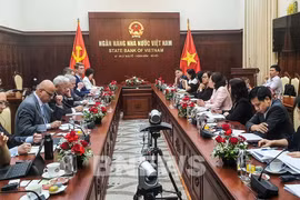 Lors de la rencontre. Photo : VNA