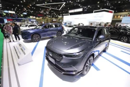 Des véhicules sont exposés au 45e Salon international de l'automobile de Bangkok (Photo : bangkokpost.com)