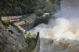 Le drainage à travers la Chine n'a pas beaucoup d'impact sur le bassin inférieur du Vietnam. Photo : VNA