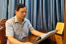 Bach Cong Tien, ancien président du Comité populaire du district de Ba Vi, à Hanoï. Photo : VNA