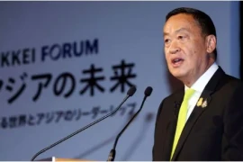 Le Premier ministre thaïlandais Srettha Thavisin s'exprime lors du forum sur l'avenir de l'Asie à Tokyo le 24 mai (Photo : asia.nikkei.com)