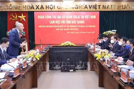 Bac Giang souhaite coopérer avec des entreprises italiennes dans la transformation agricole