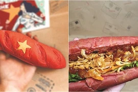 Le bánh mì rouge et jaune, une création patriotique