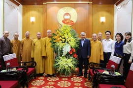 Le FPV présente ses félicitations à l'occasion du 40e anniversaire de la Sangha bouddhiste du VN