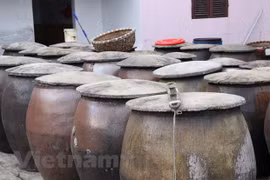 Nam Dinh : la fabrication artisanale de la saumure de poisson à Sa Chau