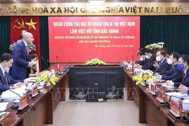 Bac Giang souhaite coopérer avec des entreprises italiennes dans la transformation agricole
