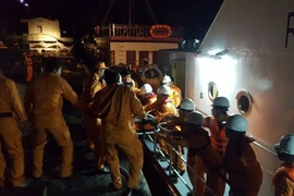 Victime d’un accident, un marin chinois transporté sur la terre ferme